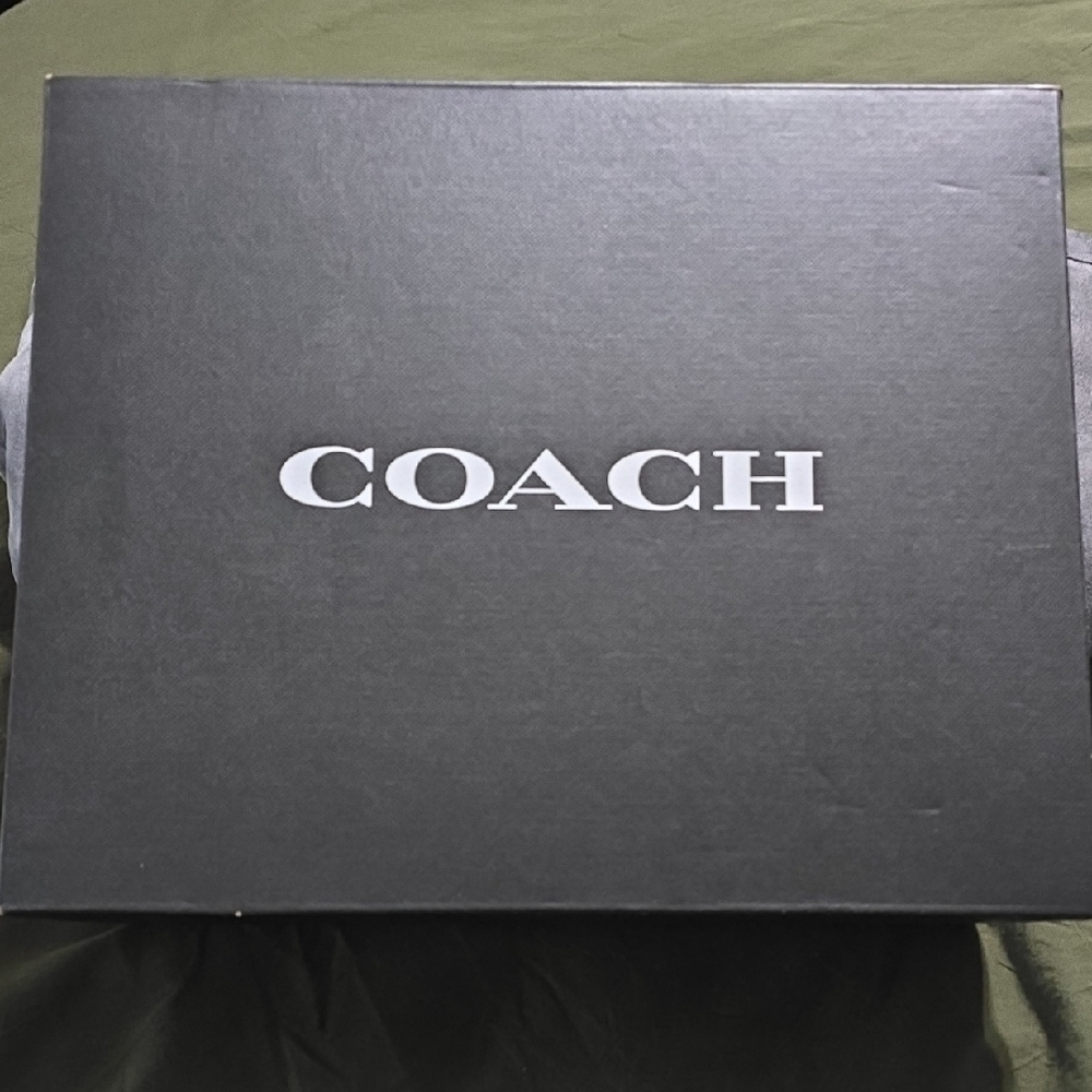 Coach Black and Tan Wedge Sandals - Picture 4 of 5